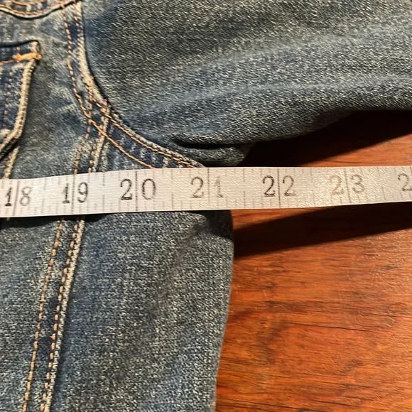 Magellan Sportswear Faux Fur Lined Denim Jacket - Picture 6 of 7